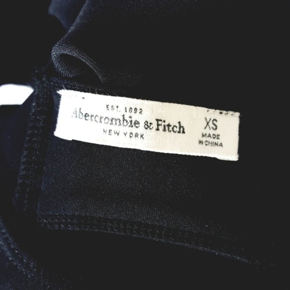A&F // Black Ladder Back Fit & Flare Mini Dress - Picture 8 of 8